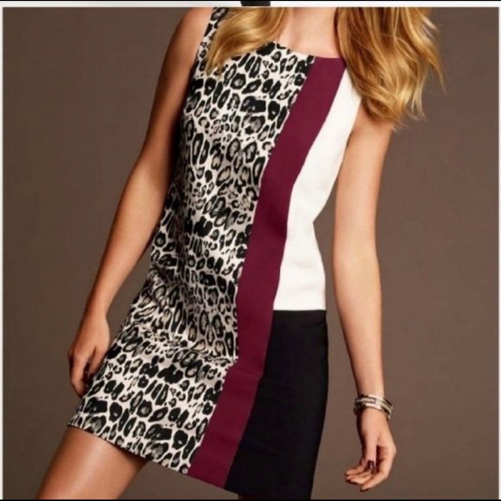 Ann taylor color block dress